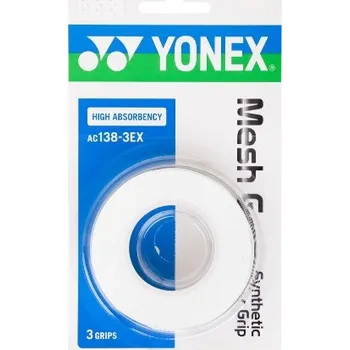 Raketový sport Vrchní omotávka Yonex AC 138 Mesh Grap White
