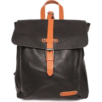 Kabelka Dámský středně velký městský batoh FLORA&CO H6730 s obsahem cca 7l černý | KabelkyproVas.cz