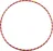 Merco Hula Hoop Stripe gymnastická obruč , 60 cm