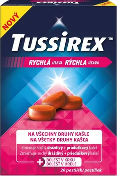Přírodní produkt Halsa Pharma Tussirex proti kašli 20 past.