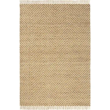 Koberec Vopi Moderní kusový koberec B&C Atelier twill honey 49206 Brink & Campman (Varianta: 140 x 200)