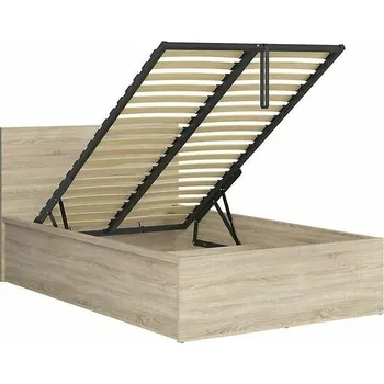 Postel Brwcz TETRIX LOZ/120/B dub sonoma VČETNĚ ROŠTU BEZ MATRACE / 3BAL /