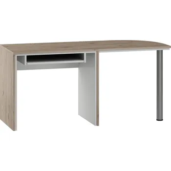 Psací stůl Stůl pracovní dub bordó/arktická bílá OFFI BNA