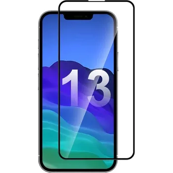 Screen Glass Apple iPhone 13 PRO MAX, iPhone 14 PLUS 6,7" 5D Full Glue tvrzené sklo zaoblené černé