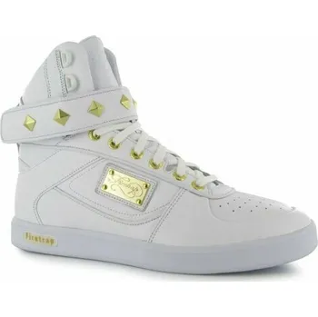 Dámské tenisky Firetrap -Bliss HiTop Ladies Ld40 – White/Gold - 5