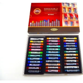 Křída umělecká, 8515, suchá, barevná, 36 kusů