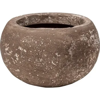 Květináč Polystone Rock Plain Bowl 17x11cm - Do interiéru