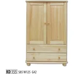 Drewmax Komoda KD155 masiv (Barva dřeva: Borovice)