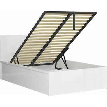 Postel Brwcz TETRIX LOZ/120/B bílý lesk VČETNĚ ROŠTU BEZ MATRACE / 3BAL /