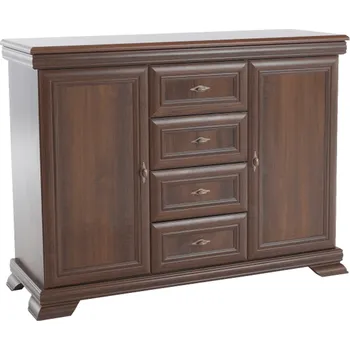 Komoda Tempo Kondela Komoda dvoudveřová s šuplíky, samoa king, KORA kk3