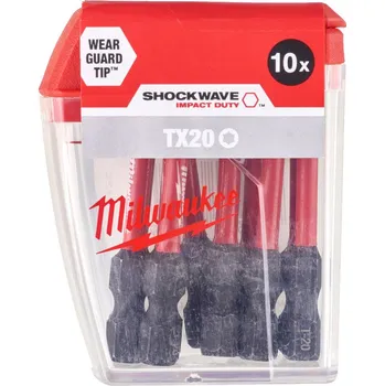 Bit Shockwave Impact Duty 4932430877 tx20 torx 50 mm 10 ks