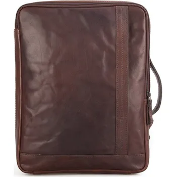 Pánská aktovka Hnědá kožená taška/batoh SPIKES & SPARROW