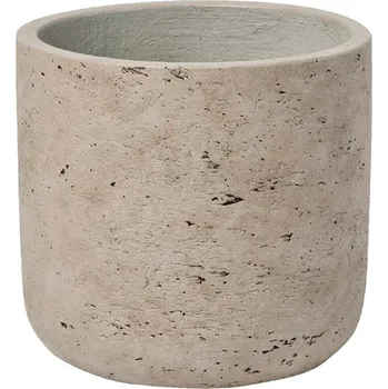 Květináč Květináč Charlie XL šedý matný 32x31cm - Do interiéru