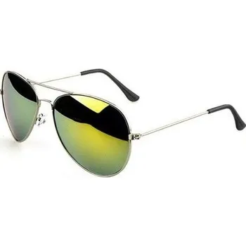 Sluneční brýle Sluneční brýle pilotky zelené zrcadllové Air Force AF101-SLRVs2