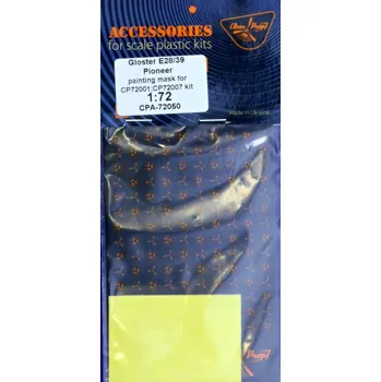 Plastikový model 1/72 Gloster E28/39 Pioneer Painting Mask
