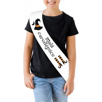 Party dekorace Dětská šerpa malá čarodějnice