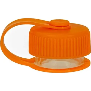 Kempingové nádobí CNOC Outdoors Uzávěr pro láhev CNOC 28mm Tethered Cap - průměr 28 mm Barva: Oranžová