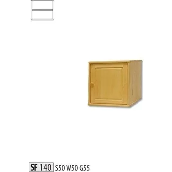 Nábytek Drewmax Nástavba na šatní skříň SF140 masiv (Barva dřeva: Gray)