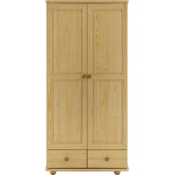 Drewmax Šatní skříň SF122 masiv (Barva dřeva: Olše)