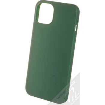 Pouzdro na mobilní telefon 1Mcz Matt TPU ochranný silikonový kryt pro Apple iPhone 13 tmavě zelená (forest green)
