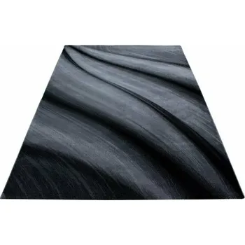 Koberec Vopi Kusový koberec Miami 6630 black (Varianta: 80 x 150 cm)