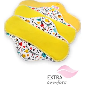 Menstruační vložka Petit Lulu s.r.o. Luční kvítí - látková vložka ULTRA (SLIM) - Látková vložka ULTRA 3 ks