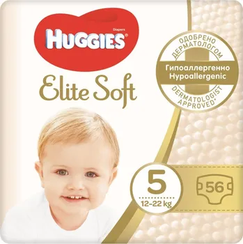 jednorázová plena Huggies Elite Soft 5 12-22 kg