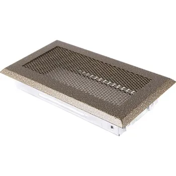 Větrací mřížka HSF Krbová mřížka 100x200 staré zlato