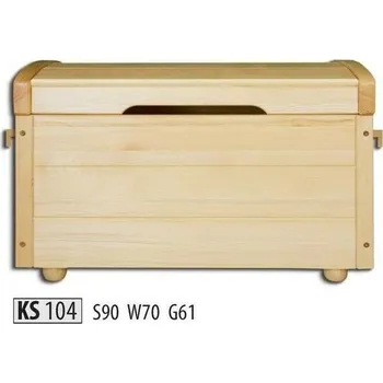 Nábytek Drewmax Truhlice KS104 masiv (Barva dřeva: Gray)