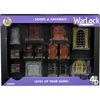Příslušenství k deskovým hrám WizKids WarLock Dungeon Tiles: Doors & Archways