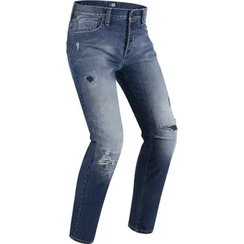 Kalhoty na americký fotbal Pmj promo jeans Pánské moto jeansy PMJ Street (Barva: modrá, Velikost: 40)