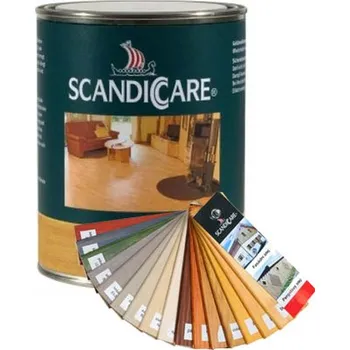 Olej na dřevo Tvrdovoskový olej na dřevěné podlahy SCANDICCARE - Tónovaný 1L Světlý dub