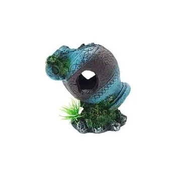 Dekorace do akvária Tatrapet amfora 10 x 7 x 10 cm akvarijní dekorace
