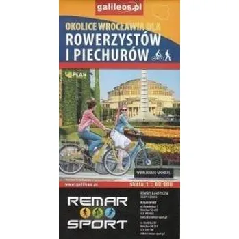 Cestování Mapa dla rowerzystów i piechurów-Okolice Wrocławia - Praca zbiorowa