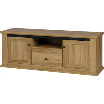 Obývací pokoj Tempo Kondela RTV stolek MZ15, dub grand, LEON