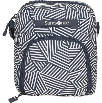 Kabelka Samsonite taška přes rameno rewind crossover modrá 75254-7963 NAVY BLUE STRIPES