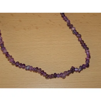 Drahý kámen Ametyst - Náhrdelník - tromlované kameny - kntr25
