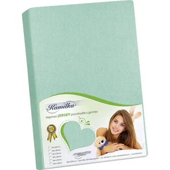 Prostěradlo Bellatex Prostěradlo jersey 220x200 cm sv.zelená