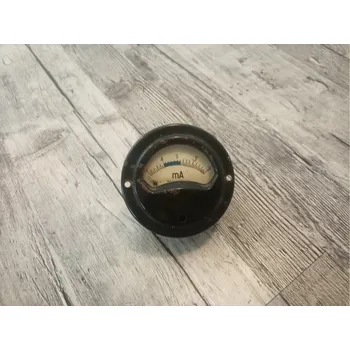 Metra Starý retro panelový Ampérmetr 4mA měření proudu