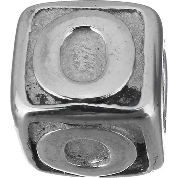 Přívěsek Šperky4U Navlékací ocelový přívěsek korálek - písmeno - K0011-O