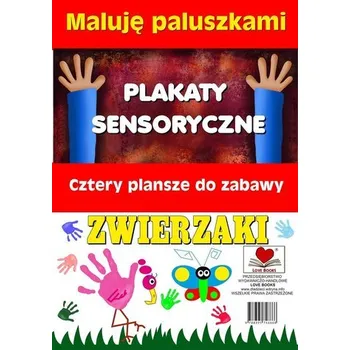 Bystrá hlava Plakaty sensoryczne. Maluję paluszkami. Zwierzaki - Agnieszka Wileńska