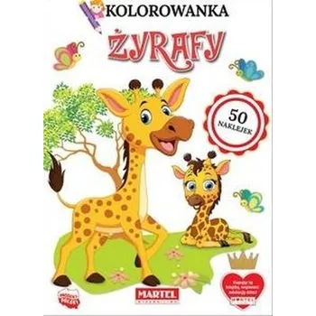 První čtění Kolorowanka Żyrafy z naklejkami - Praca zbiorowa