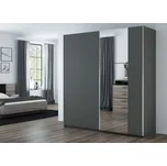 Casarredo Šatní skříň BISMARK 200 grafit/grafit