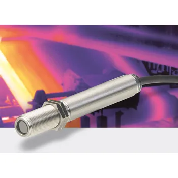 OEM Miniaturní infračervený teploměr do 1030°C | optika 15:1 | výstup 0..10 V | kabel 1 m
