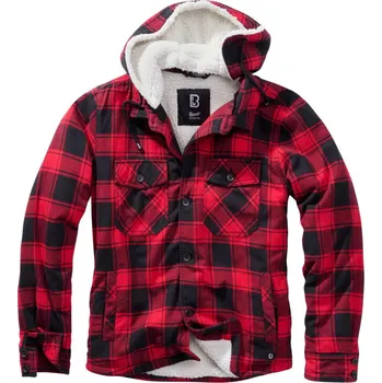Pánský bomber bunda pánská BRANDIT - Lumberjacket - 3172-red/black checkered