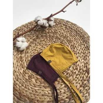 Čepice Čepička bavlněná Barva: Fialová, Obvod hlavy: 38-42 (0-3m)