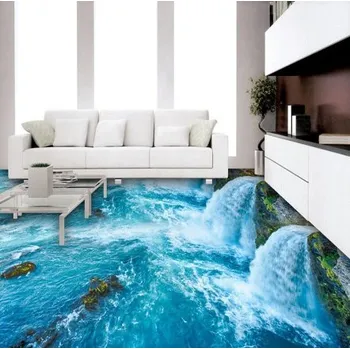 Fototapeta Solution Media 3D tapeta na podlahu - Vodopád MU1543