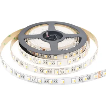 LED páska Ledshopik LED pásek EPISTAR RGBW 4v1 | 60LED | 19,2W | 24V | IP65 | 10MM | - RGBW - DENNÍ BÍLÁ 4000K