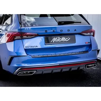 Auto-moto Milotec lemy výstupu vzduchu pro Škoda Octavia IV RS, r.v. 2020-, černý lesklý