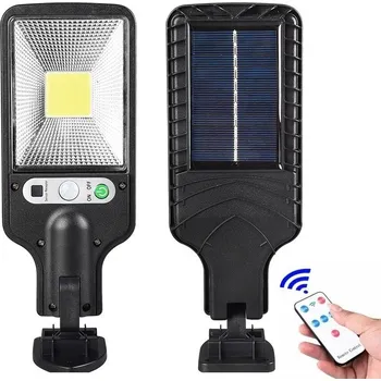 Zahradní dekorace Solar 31/2 Solární světlo s PIR čidlem pohybu 30x LED dálkový ovladač set 2 kusy (Solární lampa s dálkovým ovladačem)